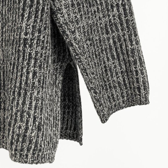 Acne Studios Grey Wool Ribbed Turtleneck Sweater - Picture 7 of 11